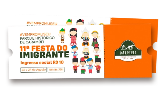 Ingresso 11ª Festa dos Imigrantes