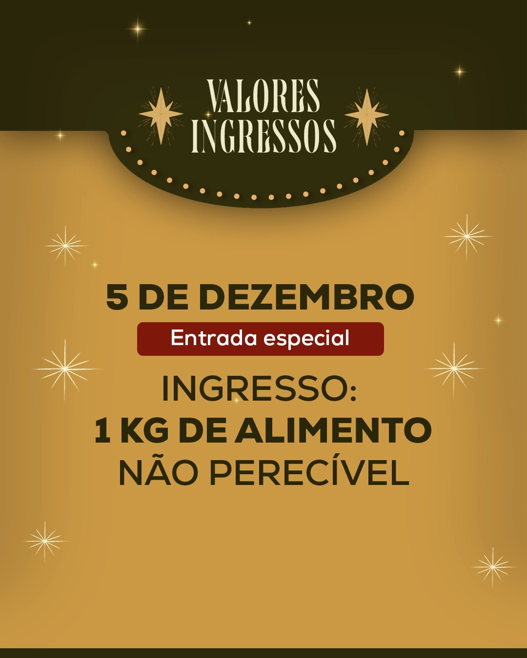 INGRESSO 15º NATAL NO PARQUE - DIA 5